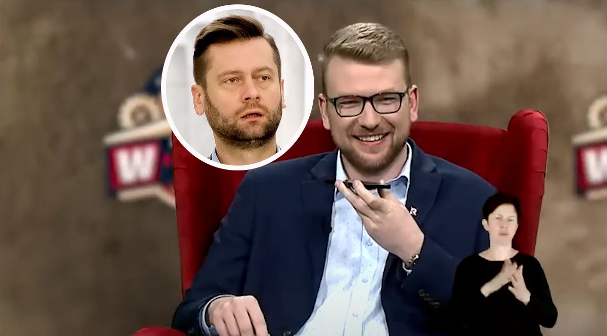 Poseł Bortniczuk odebrał na wizji telefon od Adriana Boreckiego