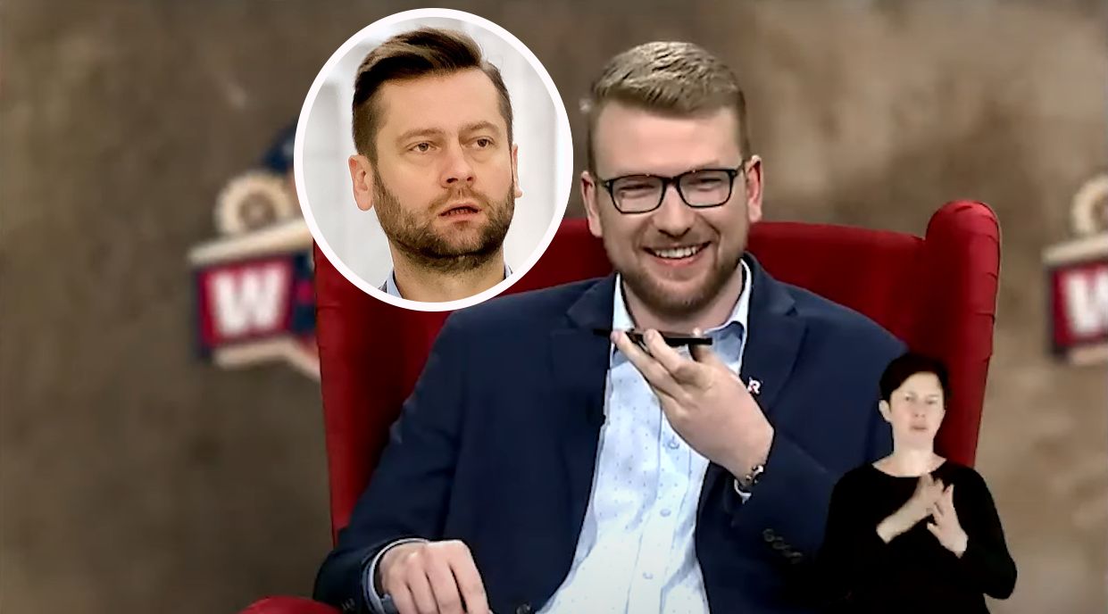 Poseł Bortniczuk odebrał na wizji telefon od Adriana Boreckiego