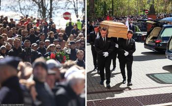 Uroczystości pogrzebowe posła Litewki. Poruszające zdjęcia z kościoła