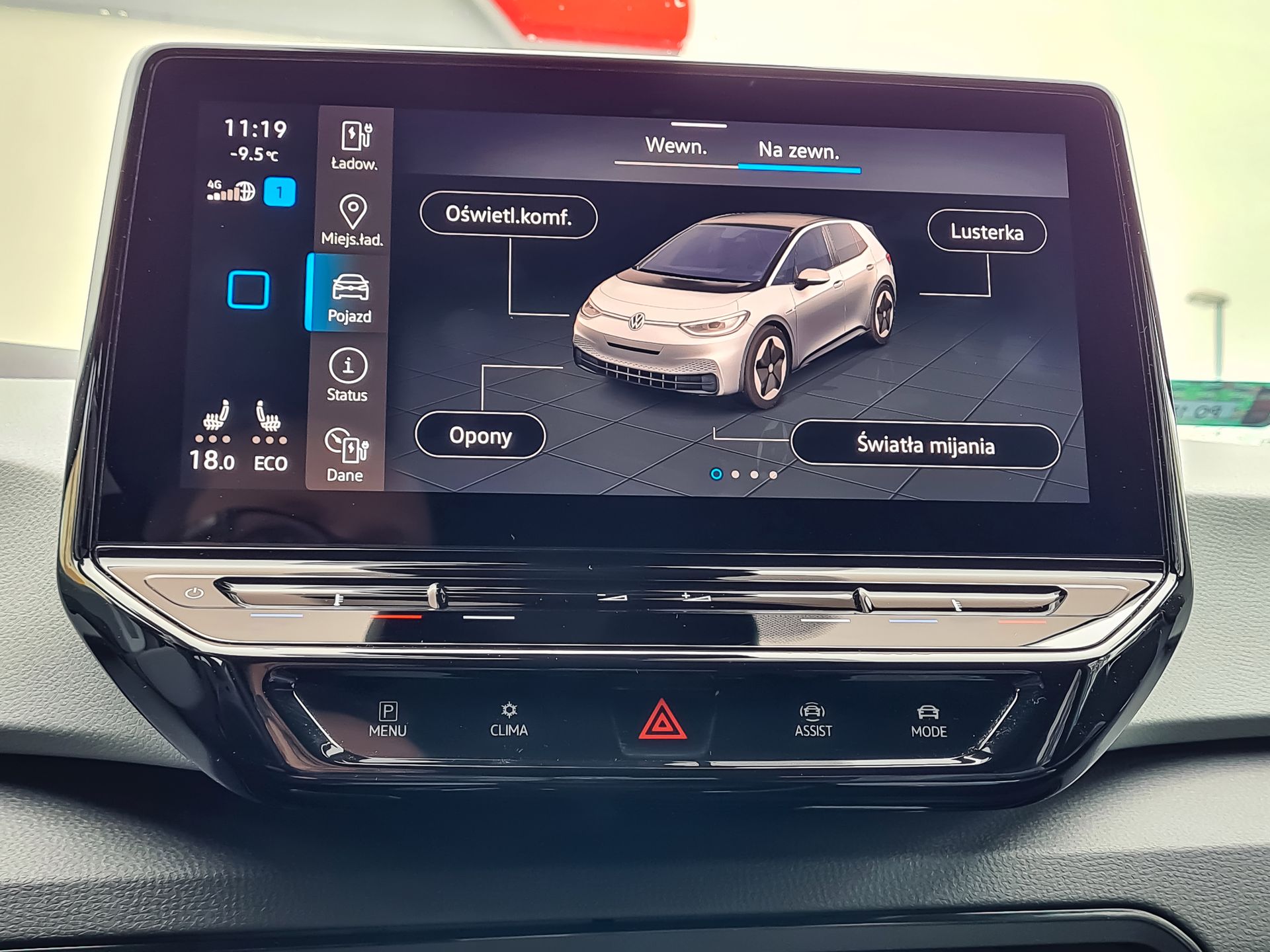 Volkswagen ID.3: Systemy zarządzania energią, wspomagające kierowcę i bezprzewodowy Android Auto 7