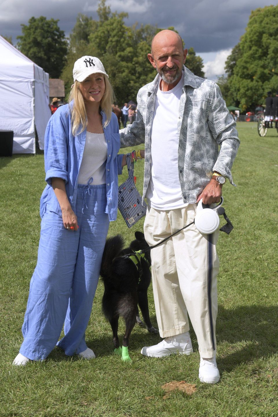 Janusz Chabior i Agata Wątróbska na XXVII Jeździeckich Mistrzostwach Gwiazd