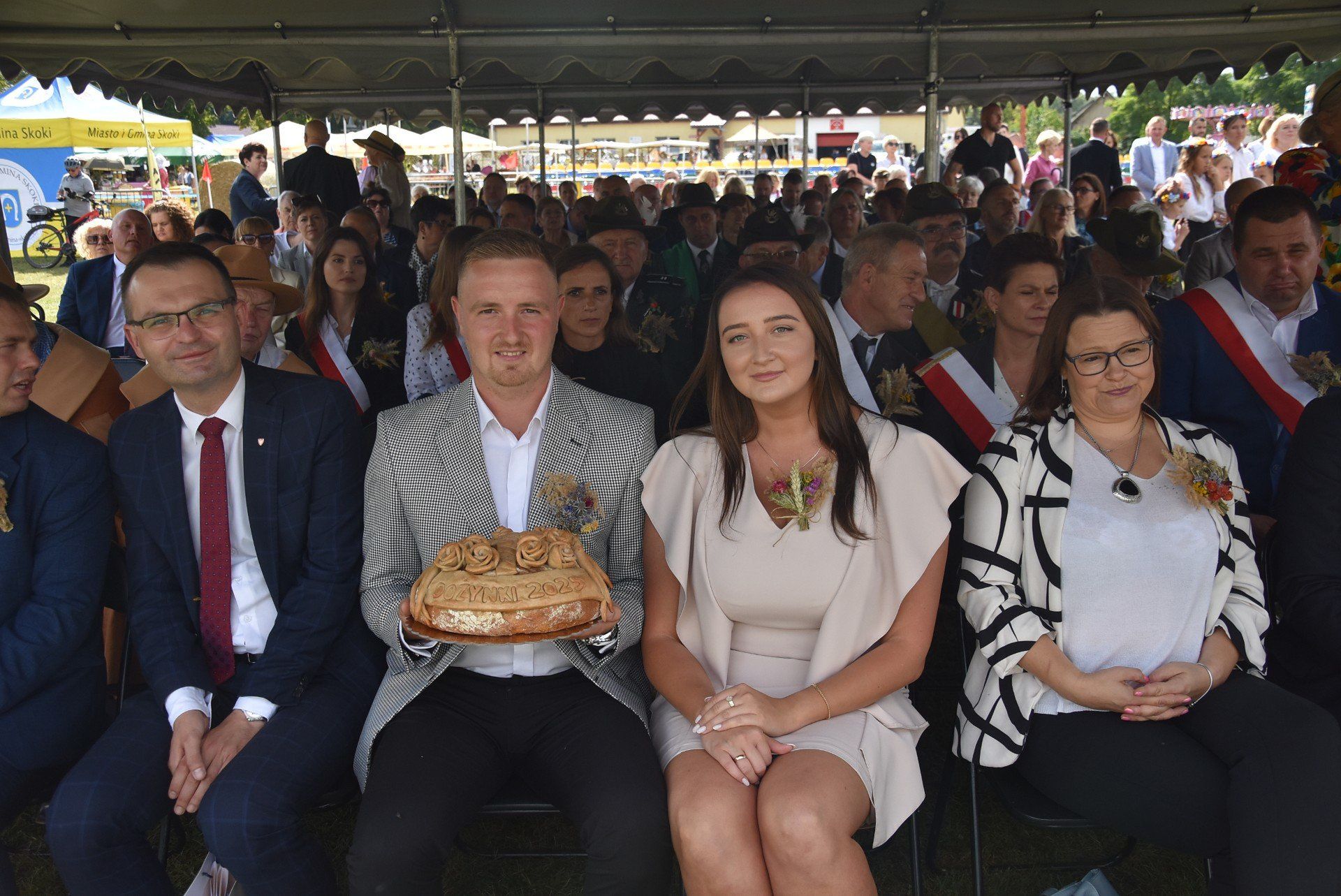 Aleksandra i Bartosz Szymaś - starości dożynek