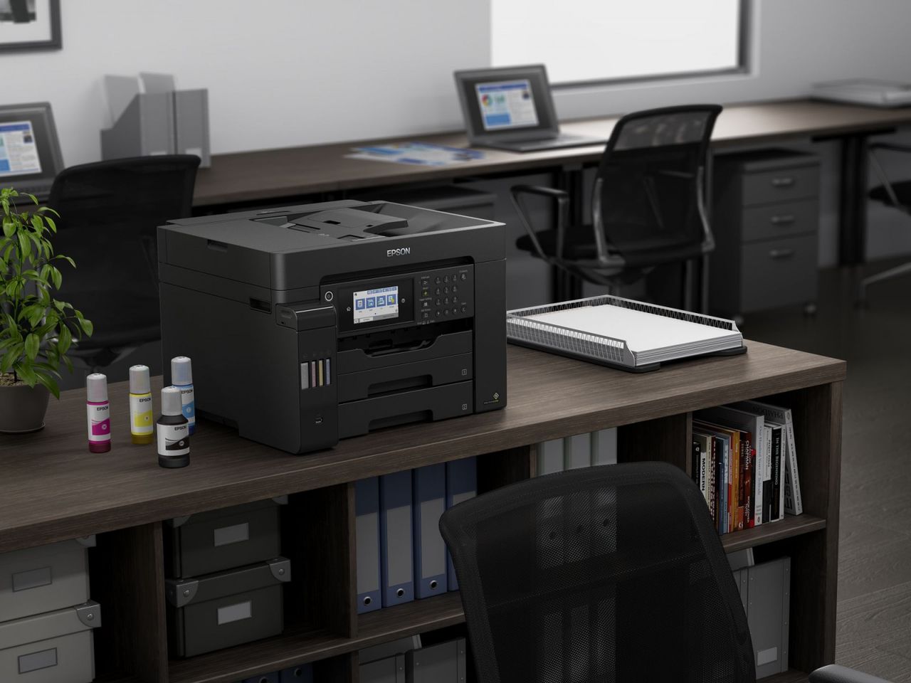 Nowe modele Epson EcoTank do druku A3+. Wydajne atramenty do domu i do małego biura.