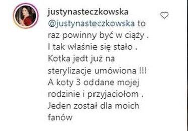 Justyna Steczkowska odpowiada na krytykę internautów