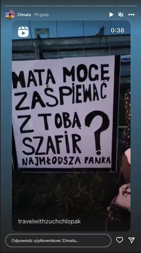 Mata i 7-latka, jego "najmłodsza fanka"