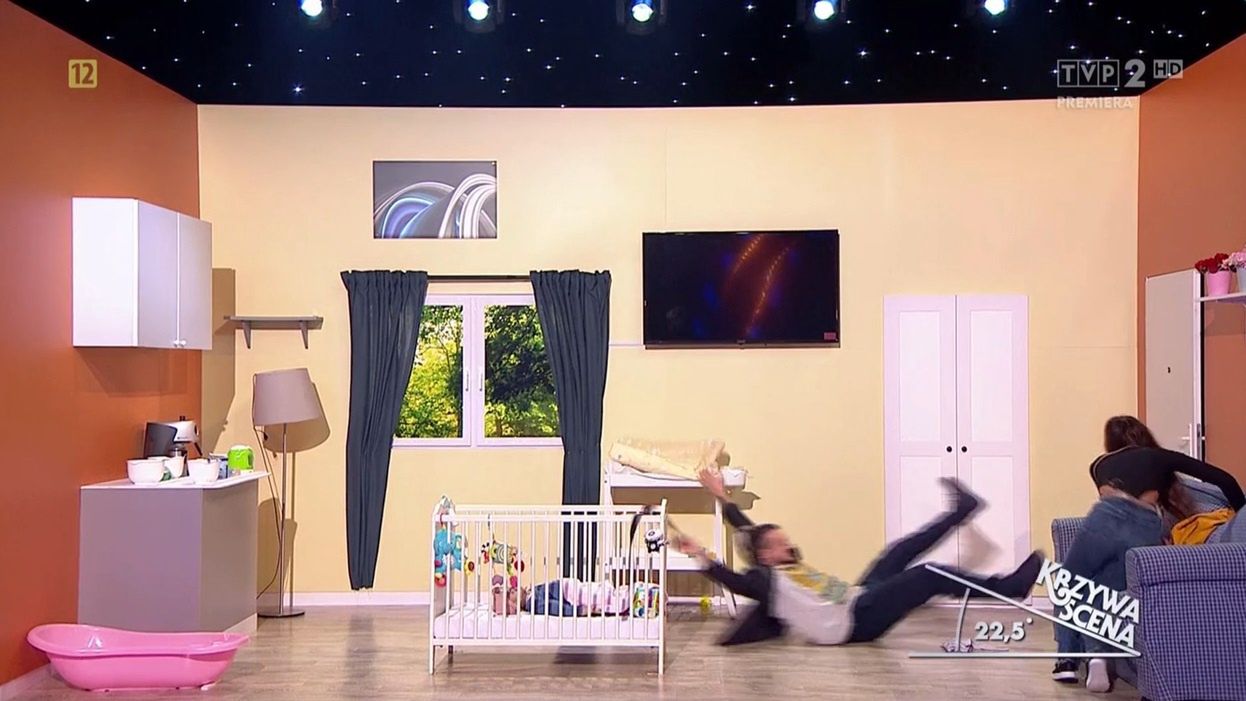 Kadry z programu "Anything Goes. Ale jazda!" TVP