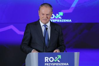 Tusk w siedzibie GPW. "To będzie rok przyspieszenia turbo"