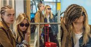 Zakochana Cara Delevingne całuje się z nową dziewczyną na lotnisku