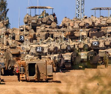 Kolumny czołgów gotowe do natarcia. Będzie piekło na Bliskim Wschodzie