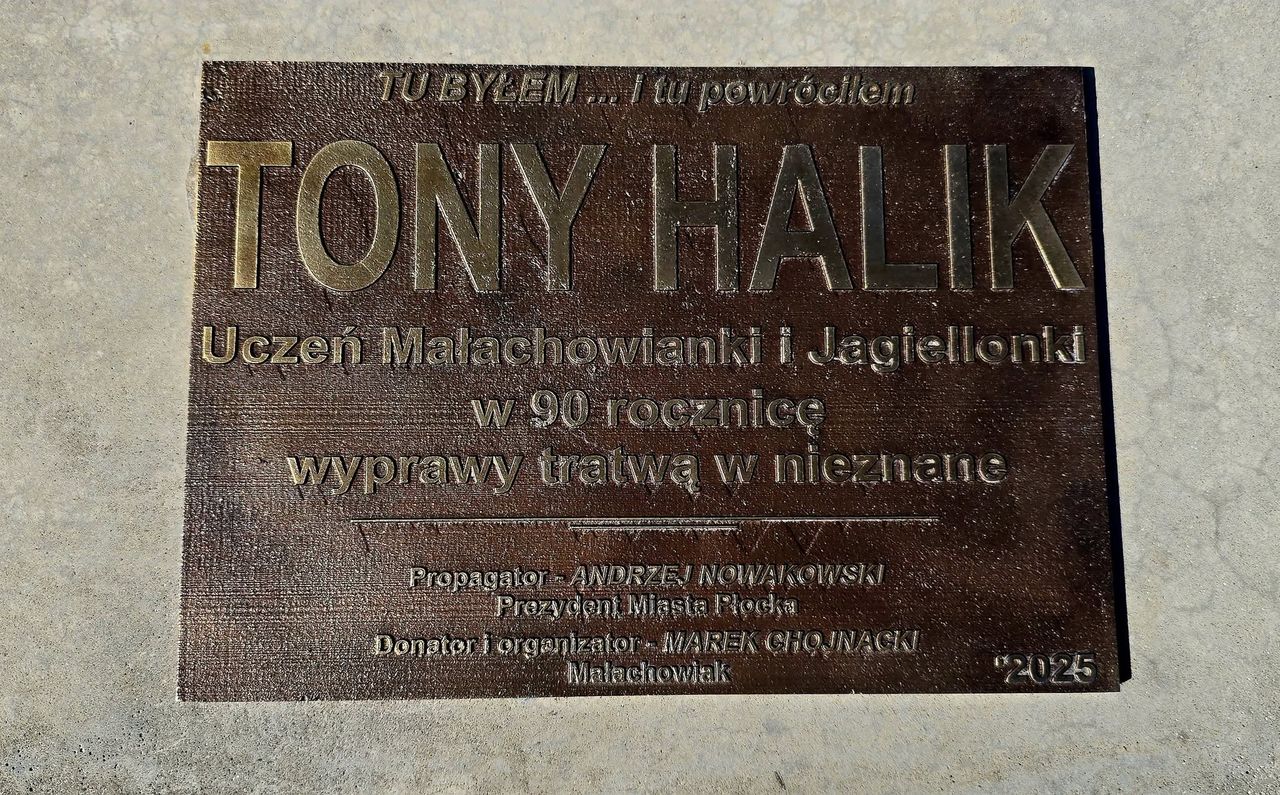 Tony Halik na Bulwarach Wiślanych 