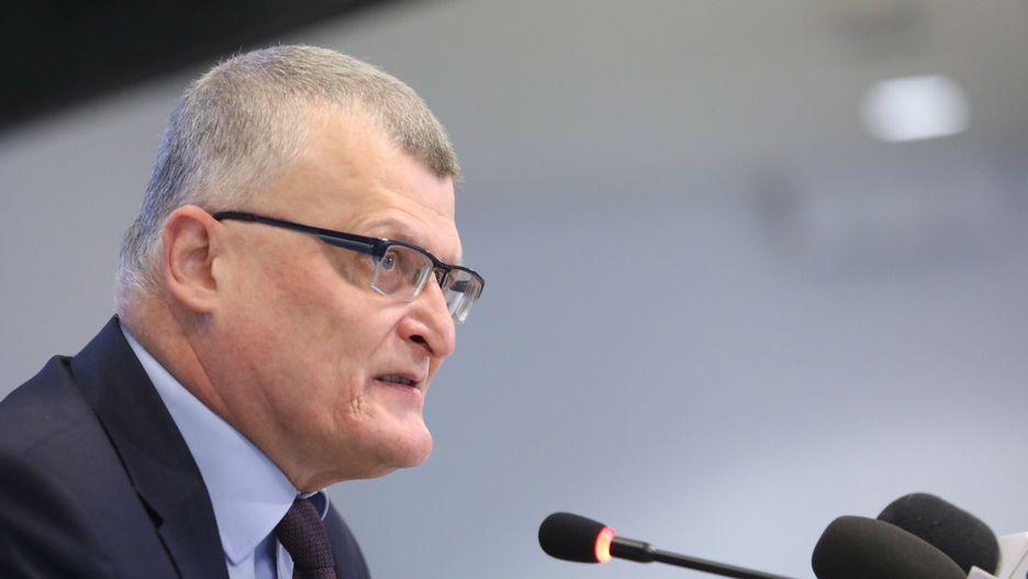 Pawe? Grzesiowski o aktualnej sytuacji pandemicznej03.11.2021 Warszawa, Konferencja prasowa doktora Pawla Grzesiowskiego, eksperta Naczelnej Rady Lekarskiej ds COVID-19, fot. Tomasz Jastrzebowski/REPORTER
n/z: Pawel GrzesiowskiTomasz Jastrzebowski/REPORTER