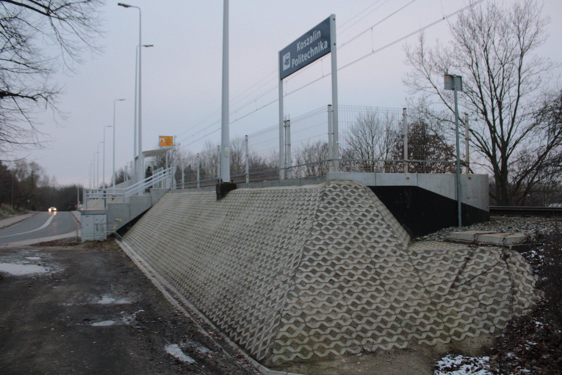 Akcja służb na stacji Koszalin Politechnika