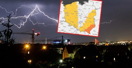 IMGW ostrzega przed burzami. Alerty dla 15 województw