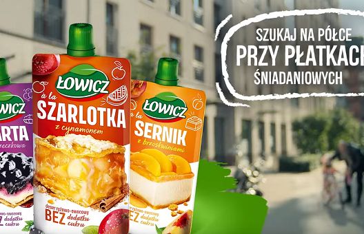 Maspex reklamuje nowość w ofercie marki Łowicz