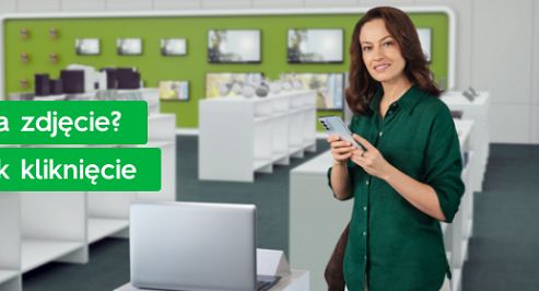 Magdalena Różczka i jej awatarka w kampanii VeloBanku