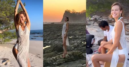 Renata Kaczoruk celebruje 37. urodziny w Kostaryce: taniec na plaży i "jam session" z nieznajomymi... Fajnie się bawi? (ZDJĘCIA)
