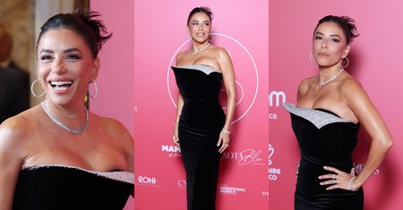 Odziana w czerń i diamenty Eva Longoria pręży zniewalającą sylwetkę na imprezie charytatywnej. Dalibyście jej 51 LAT? (ZDJĘCIA)