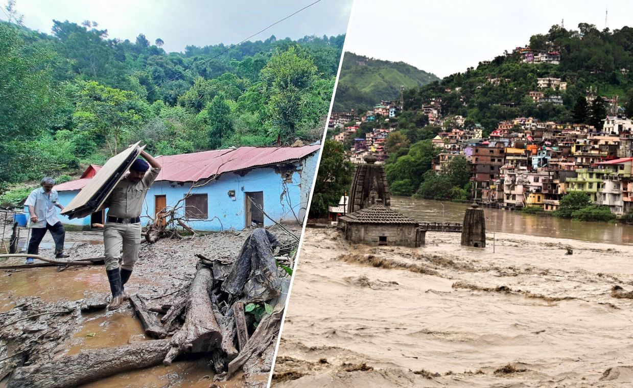 Monsoon devastation in northern India: Over 100 dead, massive damage