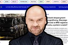 Rafał Brzoska na tle strony głównej XYZ