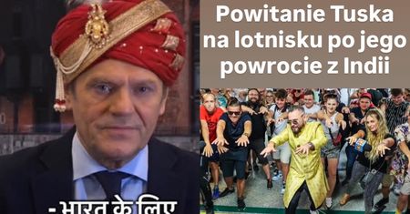 Donald Tusk założył hinduski turban. Internauci nie zostali obojętni [MEMY]