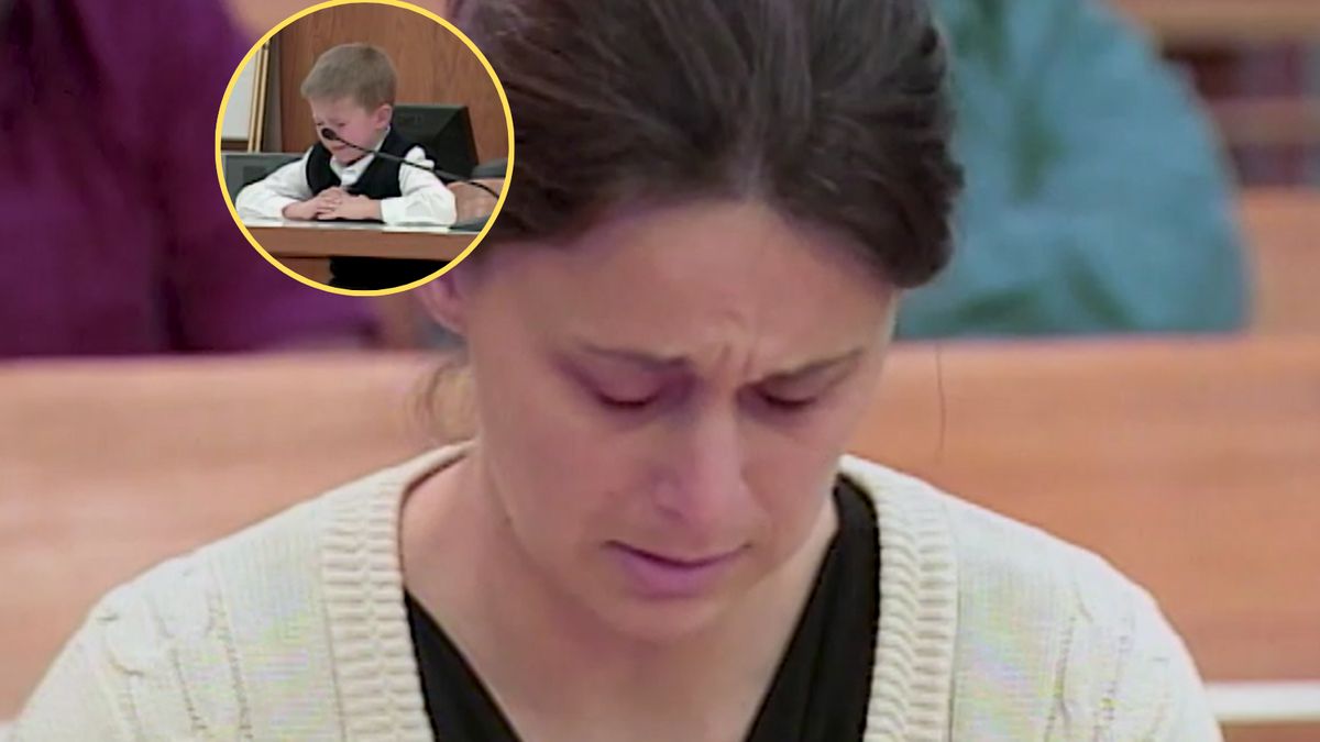  Kobieta zalała się łzami po ogłoszeniu wyroku 