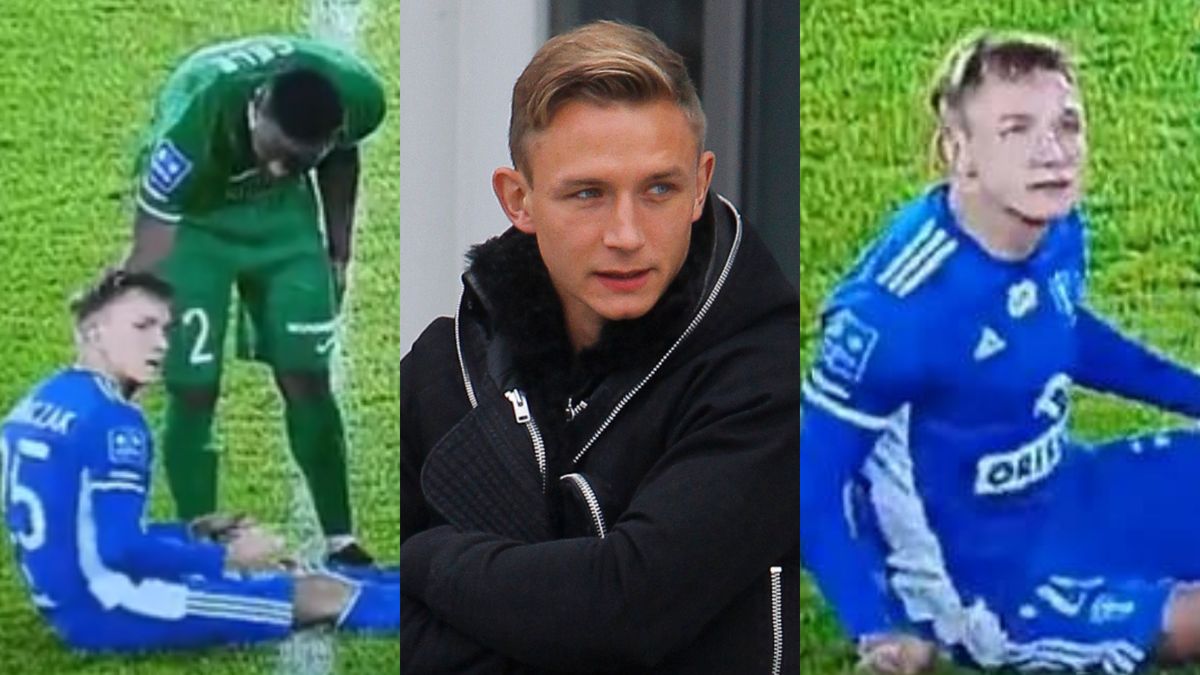 Jakub Rzeźniczak wyleciał z boiska i pokazał przeciwnikowi wulgarny gest 