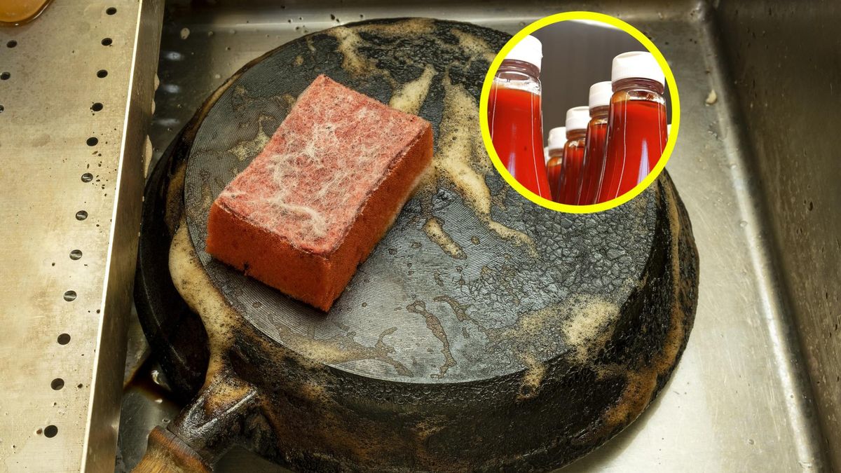 Wsmaruj w brudną patelnię. Po 30 minutach będzie jak nowa