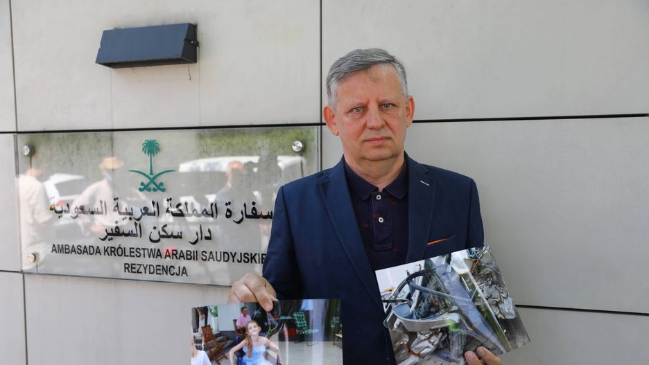 Ryszard Lubliński. W wypadku ucierpieli jego ojciec i córka