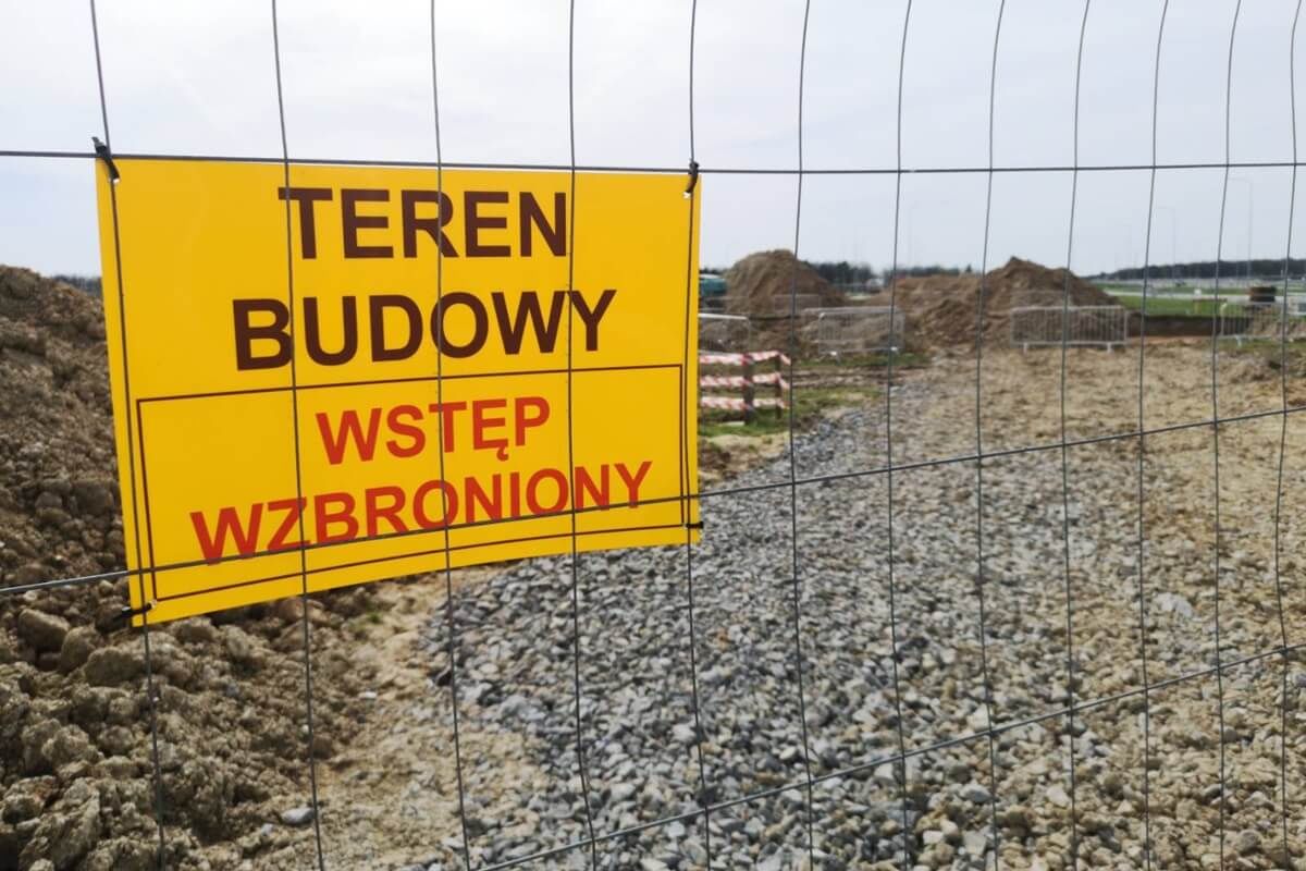 Budowa stacji paliw Orlen na MOP Obroki przy S19