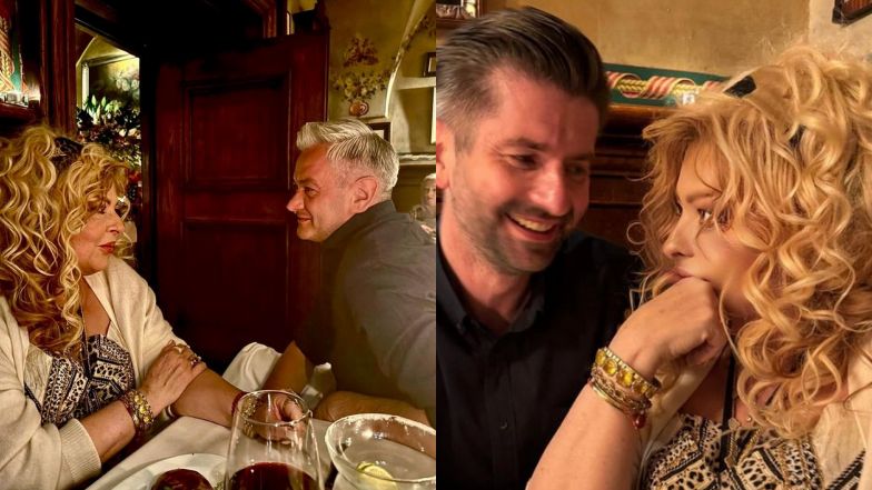 Robert Biedroń i Krzysztof Śmiszek na spotkaniu z Magdą Gessler