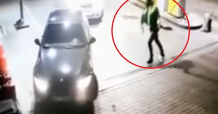 Atak na stacji benzynowej w Żabnie. Agresor już w rękach policji