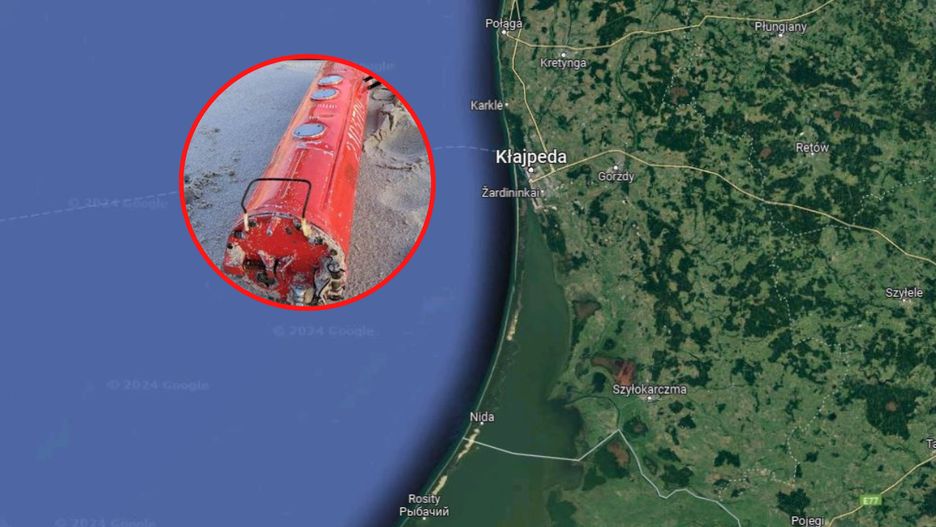 Rosyjski sonar znaleziono na litewskiej części Mierzei Kurońskiej
