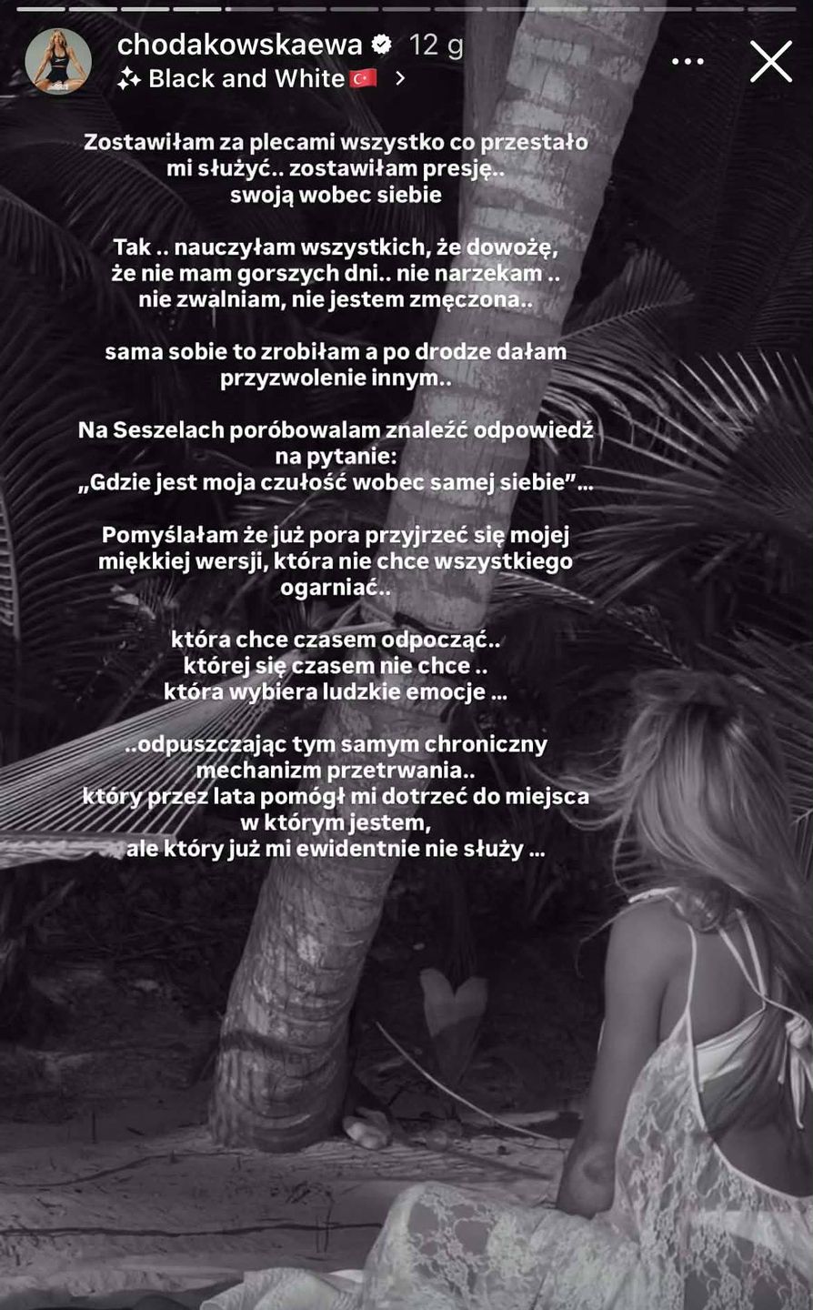 Ewa Chodakowska, nowe wpisy na Instagramie