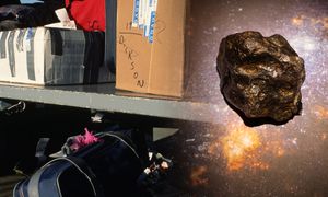 Skarby w nieodebranych bagażach. Samurajski miecz i meteor z XVI wieku