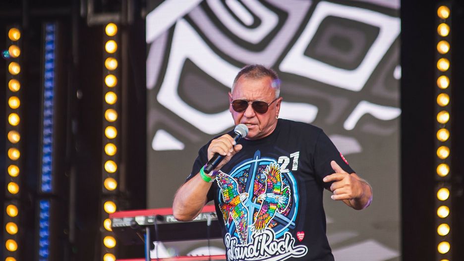 Pol'and'Rock Festival 202129.07.2021 Ploty Lotnisko Makowice Pol'and'Rock Festival   Fot. Karol Makurat/REPORTER
n/z: Jurek OwsiakKarol Makurat/REPORTER