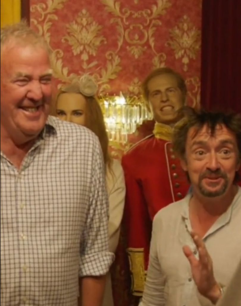 Ekipa "The Grand Tour" w Polsce. Odwiedzili muzeum figur woskowych i zaniemówili