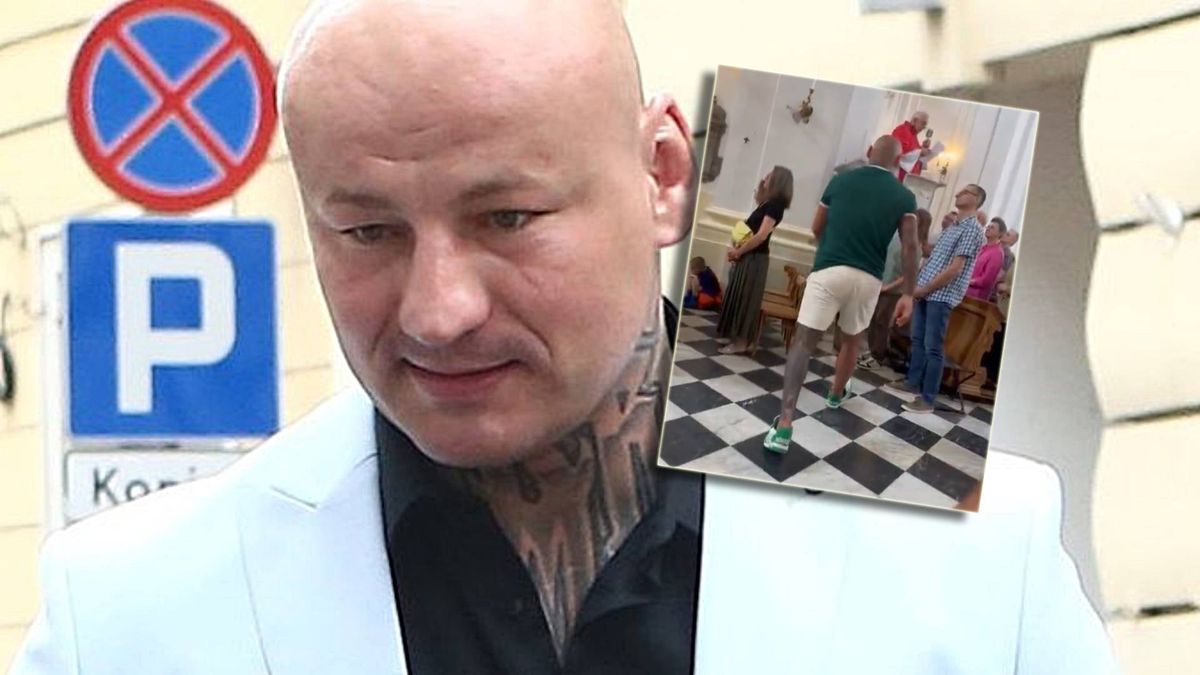 Artur Szpilka, nagranie z kościoła