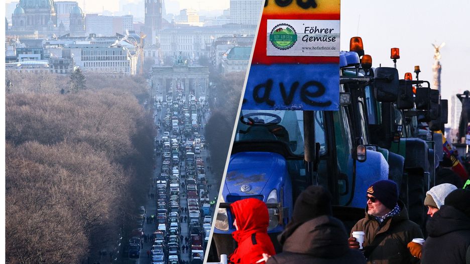 Protest rolników sparaliżował Niemcy