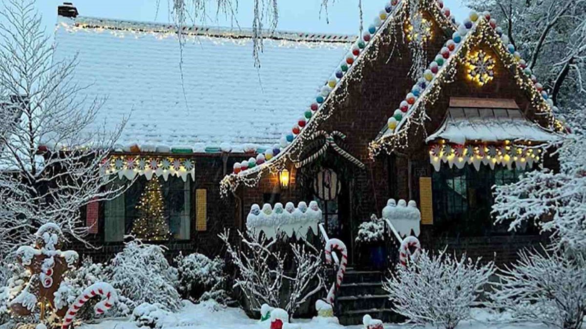 Virginia Hoffman zmieniła swój dom w prawdziwy domek z piernika 