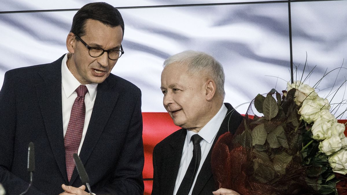 Mateusz Morawiecki i Jarosław Kaczyński