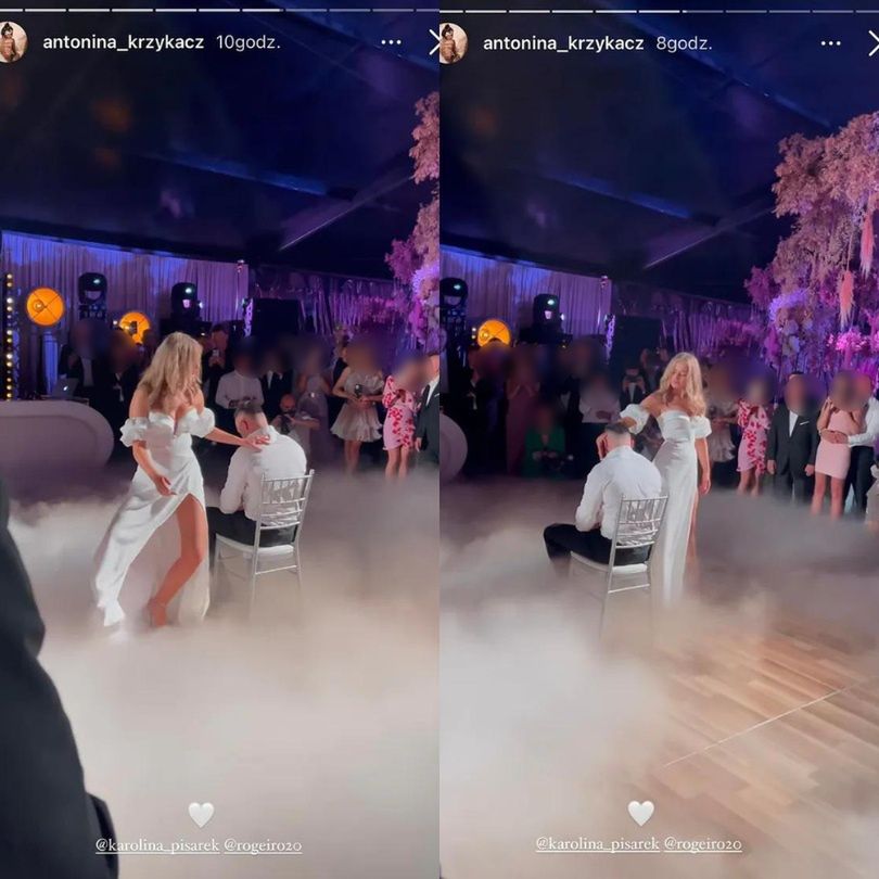Agnieszka Kaczorowska broni pierwszego tańca Karoliny Pisarek