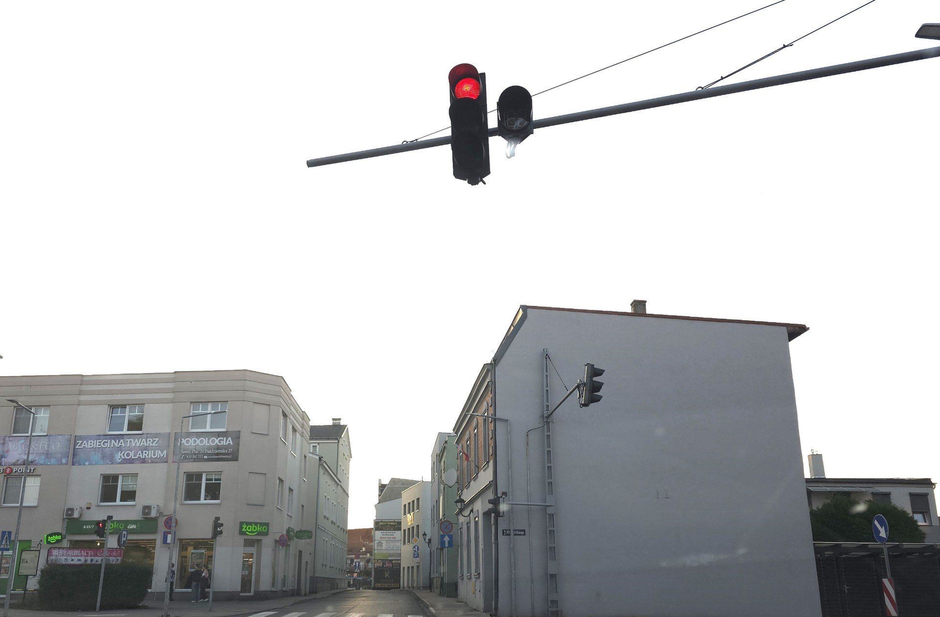 Montaż liczników na sygnalizacji świetlnej Śrem
