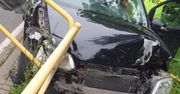 Tragiczny wypadek w gm. Pisz. Kierowca uderzył w przydrożne barierki