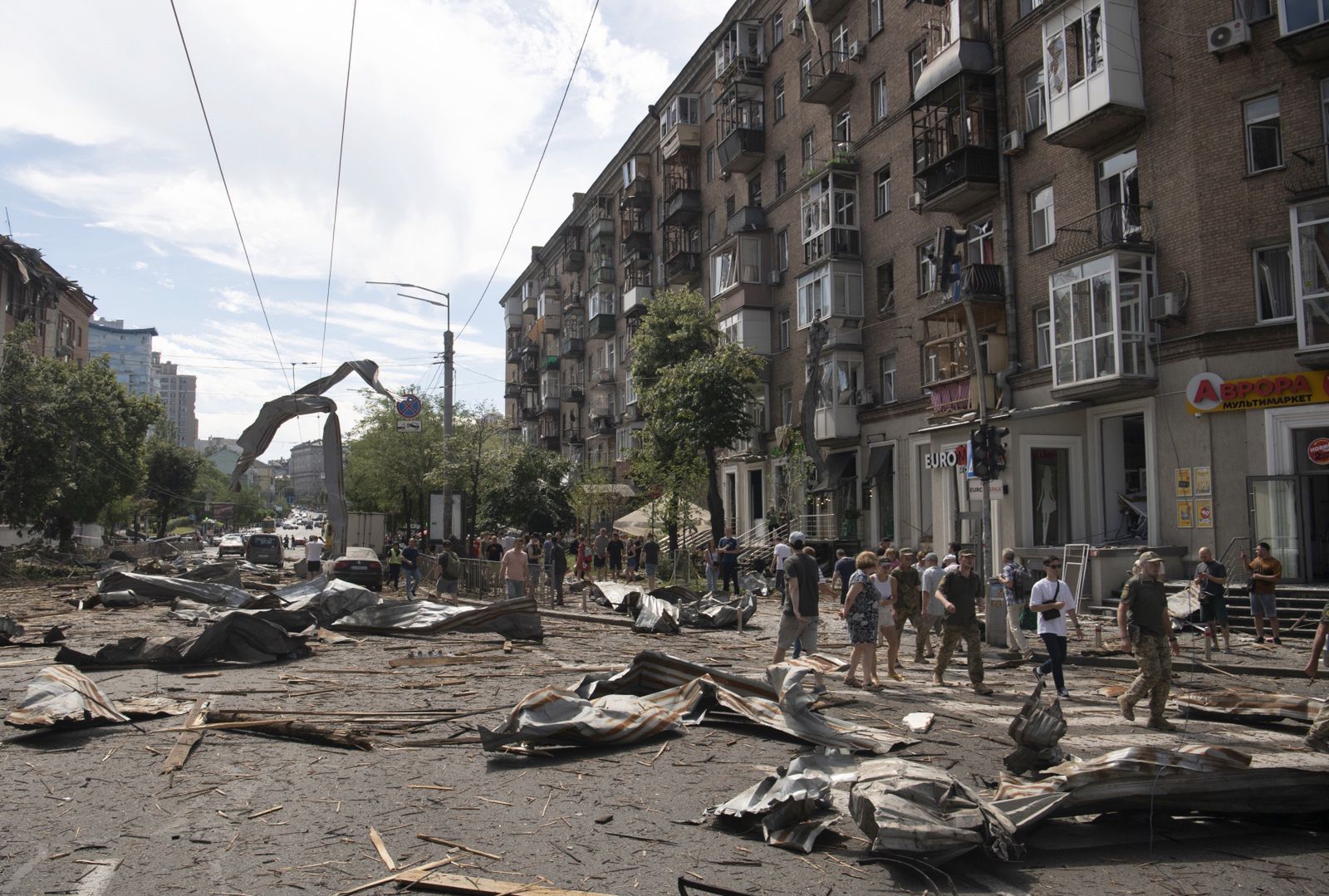 Rosyjski zmasowany atak na Ukrainę