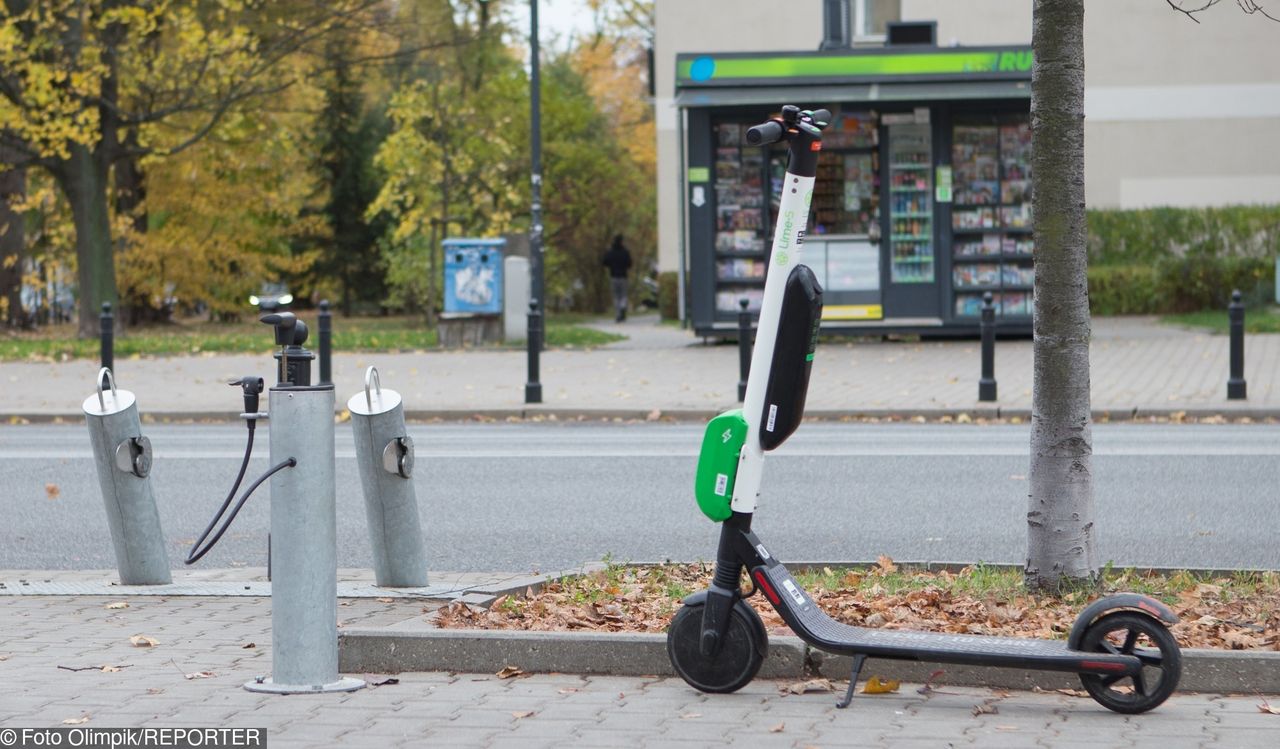 Elektryczna hulajnoga na minuty w Warszawie