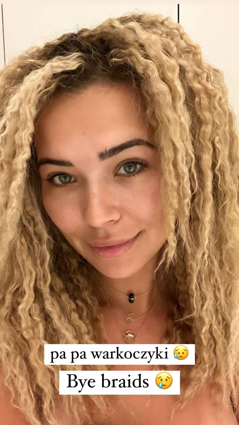 Sandra Kubicka pozbywa się warkoczyków