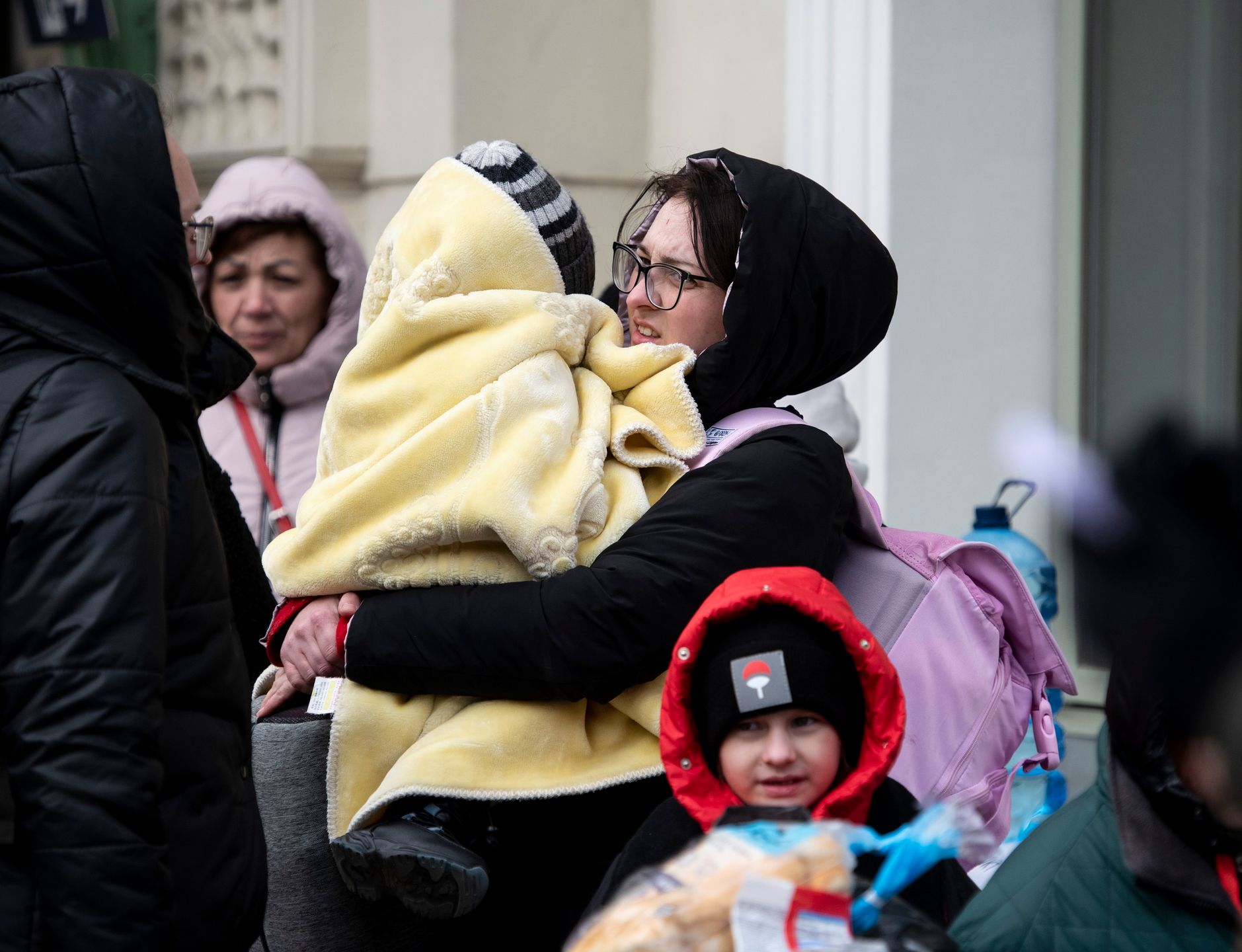 Wojna na Ukrainie: Uchodźcy otrzymali pomoc w Przemyślu. Te obrazy wzruszają 2