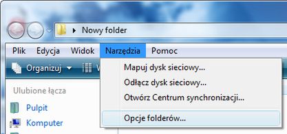 Jak wyłączyć autowykrywanie folderu w Vista? 7