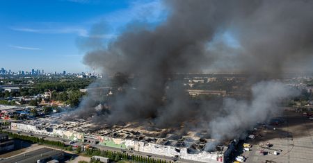Pożar hali na Marywilskiej 44. Jaki jest stan powietrza?