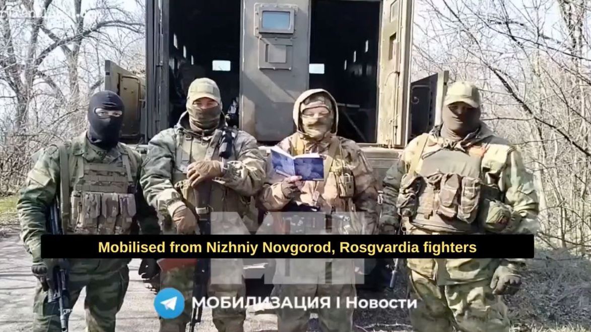 Rosyjscy żołnierze proszący o "pomoc humanitarną"